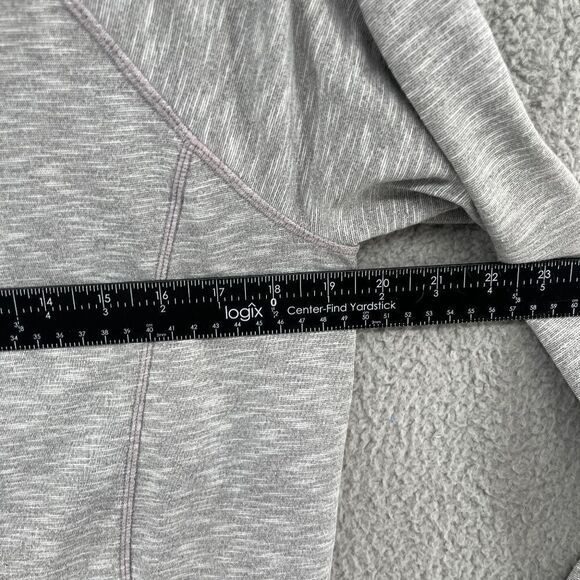 Athleta Women’s Pullover Sweatshirt Cowl Neck Gray Size Medium Long Sleeve - Picture 5 of 11